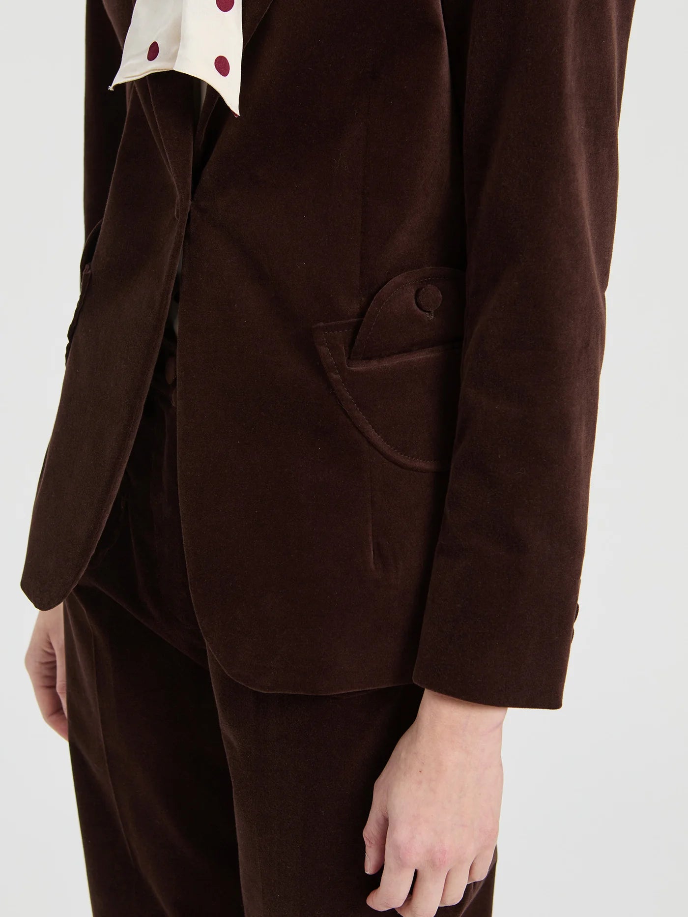 VILAGALLO ARI BROWN JACKET
