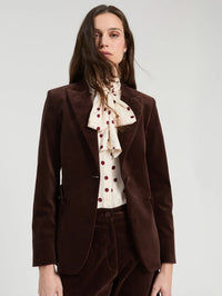 VILAGALLO ARI BROWN JACKET