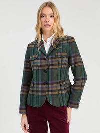 VILAGALLO MAYA PLAID JACKET
