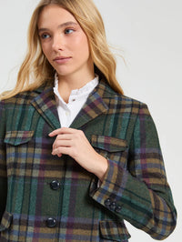 VILAGALLO MAYA PLAID JACKET