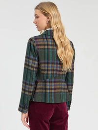 VILAGALLO MAYA PLAID JACKET