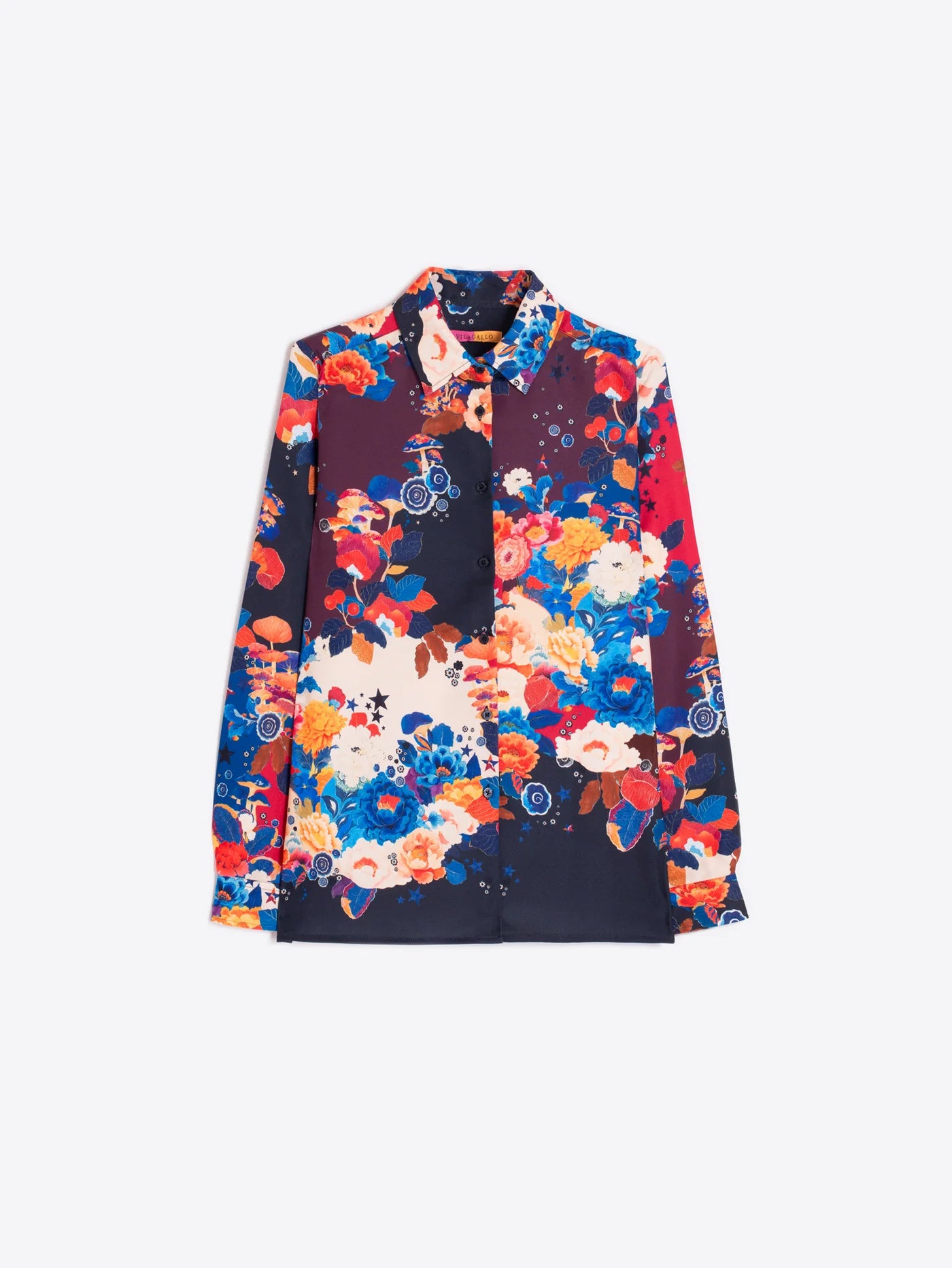 VILAGALLO FLORAL AND MUSHROOM SHIRT