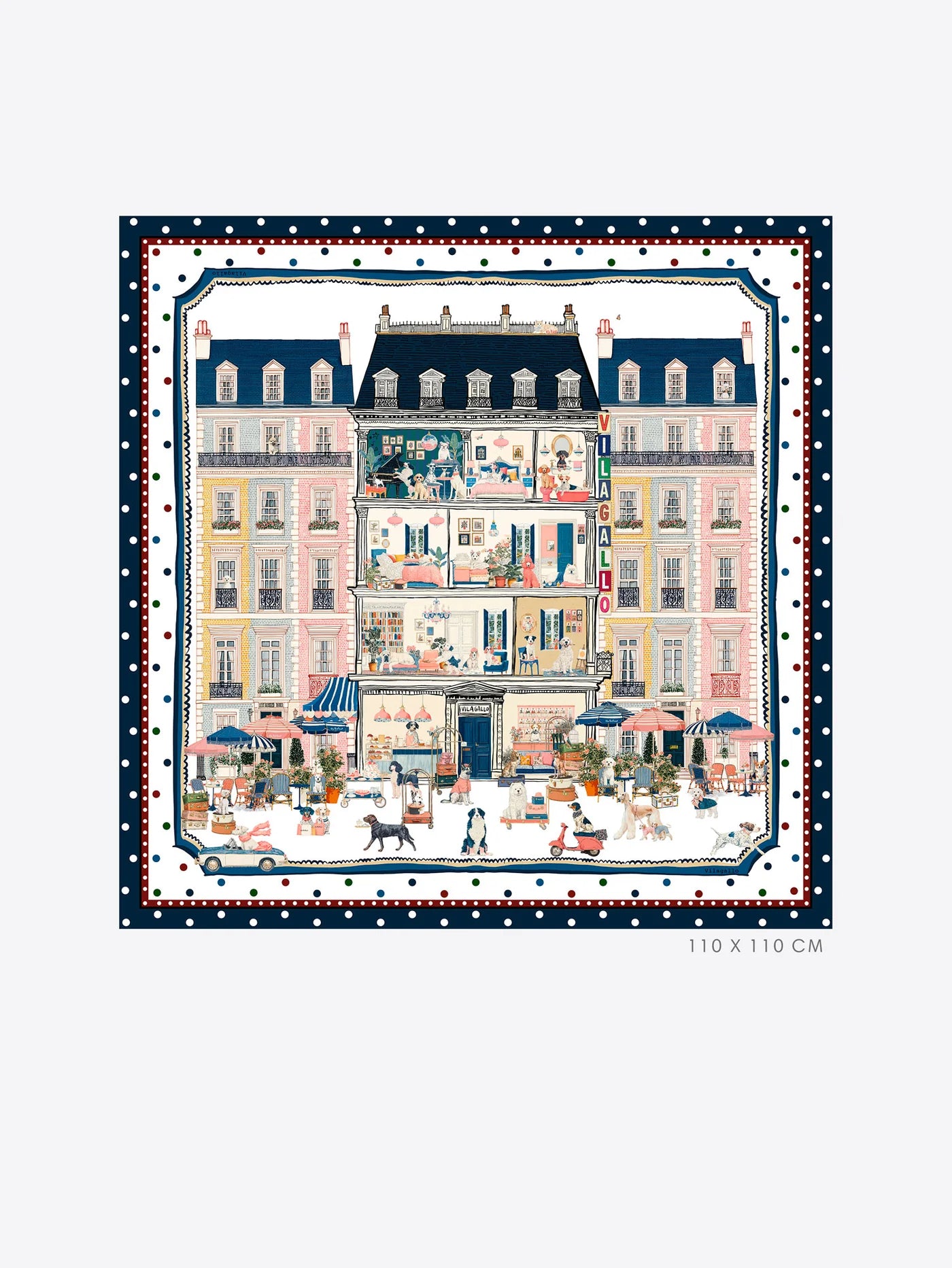 VILAGALLO SILK SCARF HOTEL VILAGALLO