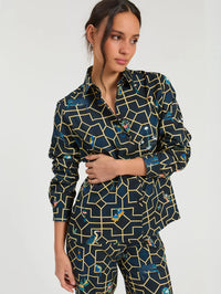 VILAGALLO BAMBOO NAVY SHIRT