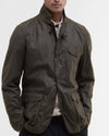 BARBOUR BEACON SPORTS WAX JACKET - OLIVE
