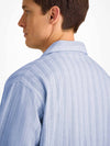 DEREK ROSE MEN'S CLASSIC FIT PAJAMA SET - ARRAN 20 BRUSHED COTTON BLUE