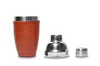 BOSCA 1911 LEATHER HOLLYWOOD COCKTAIL SHAKER