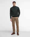 BARBOUR GAMLIN HALF-ZIP SWEATER - OLIVE