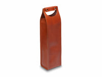 BOSCA 1911 LEATHER TRAVEL & GIFT WINE BOTTLE BAG