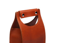 BOSCA 1911 LEATHER TRAVEL & GIFT WINE BOTTLE BAG