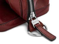 BOSCA 1911 10" ZIPPER UTILIKIT - DARK BROWN OLD LEATHER