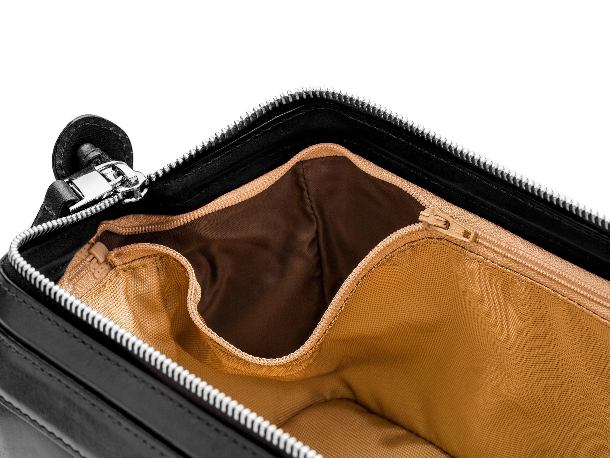 BOSCA 1911 10" ZIPPER UTILIKIT - BLACK OLD LEATHER