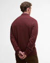 BARBOUR KELSON HALF-ZIP SWEATER - FIRED BRICK