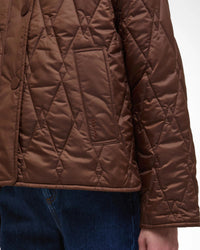BARBOUR BERNADETTE WOMEN'S QUILTED JACKET - VICUNA/HESSIAN TARTAN