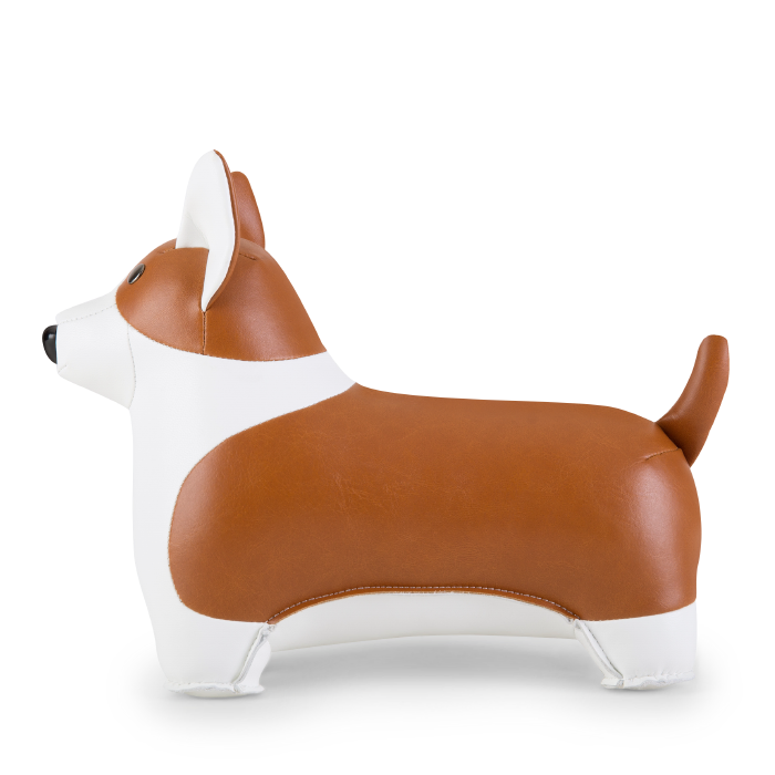 ZÜNY BOOKEND - TAN & WHITE CORGI