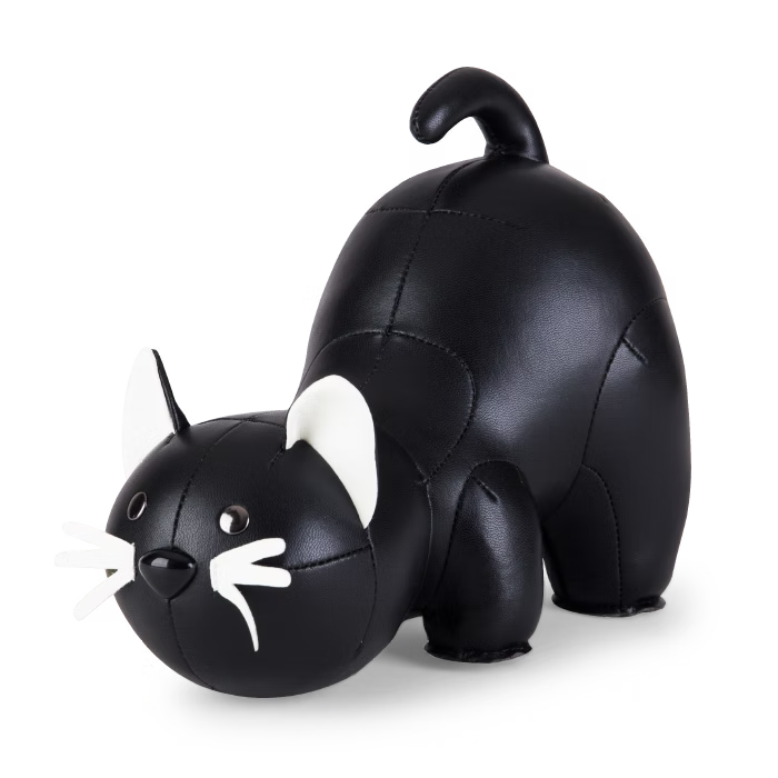 ZÜNY BOOKEND - BLACK & WHITE CAT