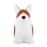 ZÜNY BOOKEND - TAN & WHITE CORGI