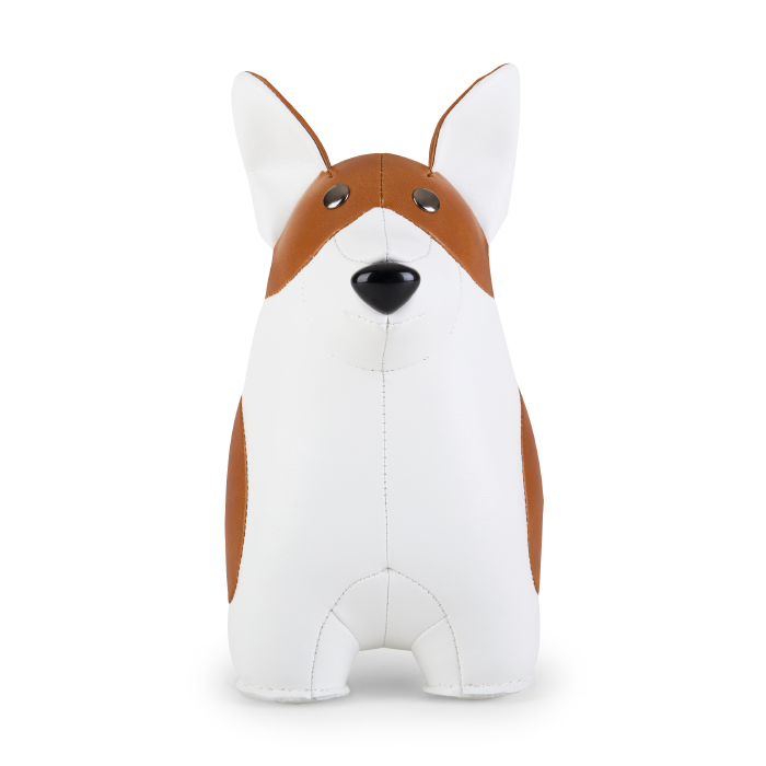 ZÜNY BOOKEND - TAN & WHITE CORGI