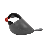 ZÜNY PAPERWEIGHT - GREY/BLACK JAVA SPARROW