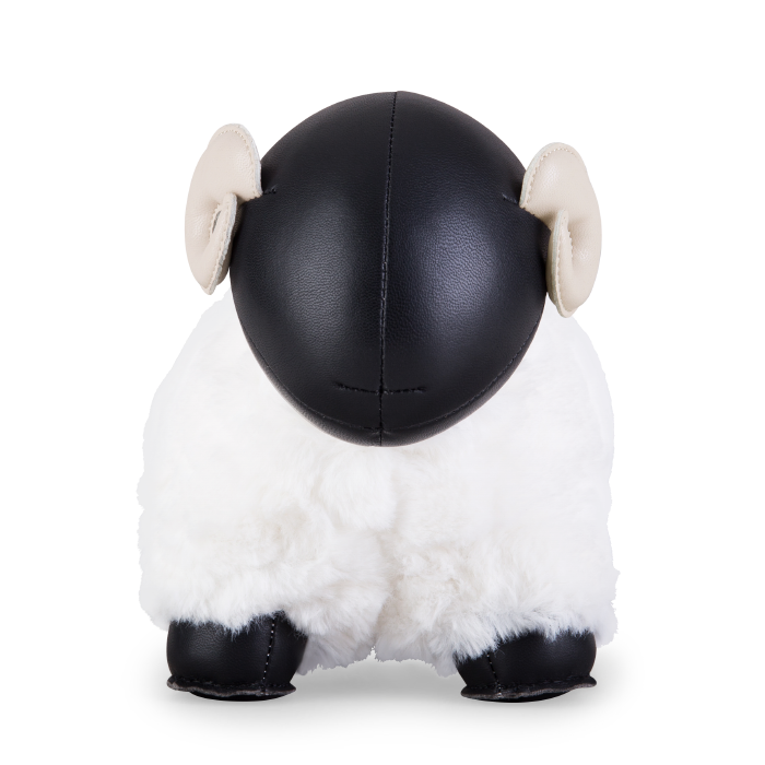 ZÜNY BOOKEND - BLACK & WHITE BIGHORN SHEEP