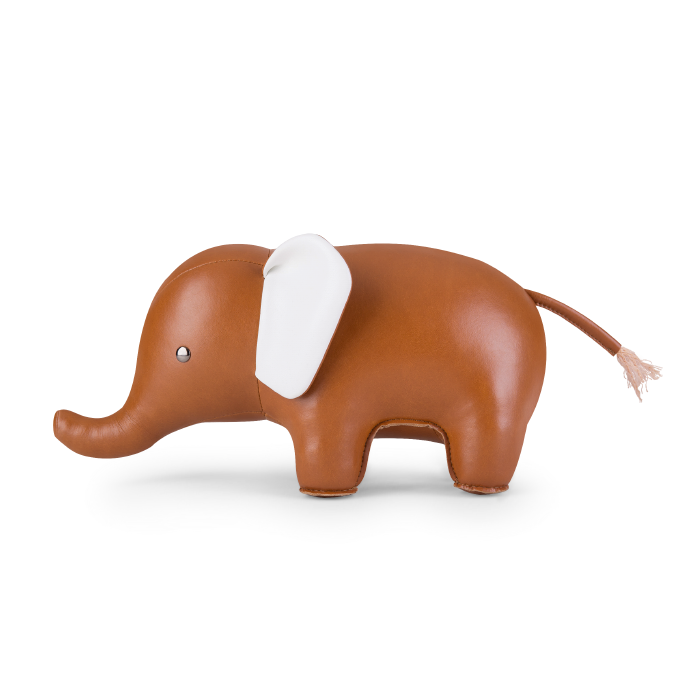 ZÜNY BOOKEND - TAN ELEPHANT