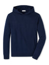 PETER MILLAR CONWAY WOOL CASHMERE POPOVER HOODIE - NAVY