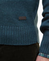 BARBOUR KELSON HALF-ZIP SWEATER - MALLARD GREEN