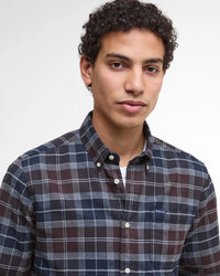 BARBOUR KYELOCH TAILORED MEN'S SHIRT - MIDNIGHT OAK TARTAN