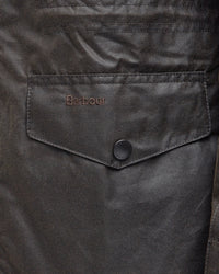 BARBOUR SAPPER MEN'S WAX JACKET - OLIVE