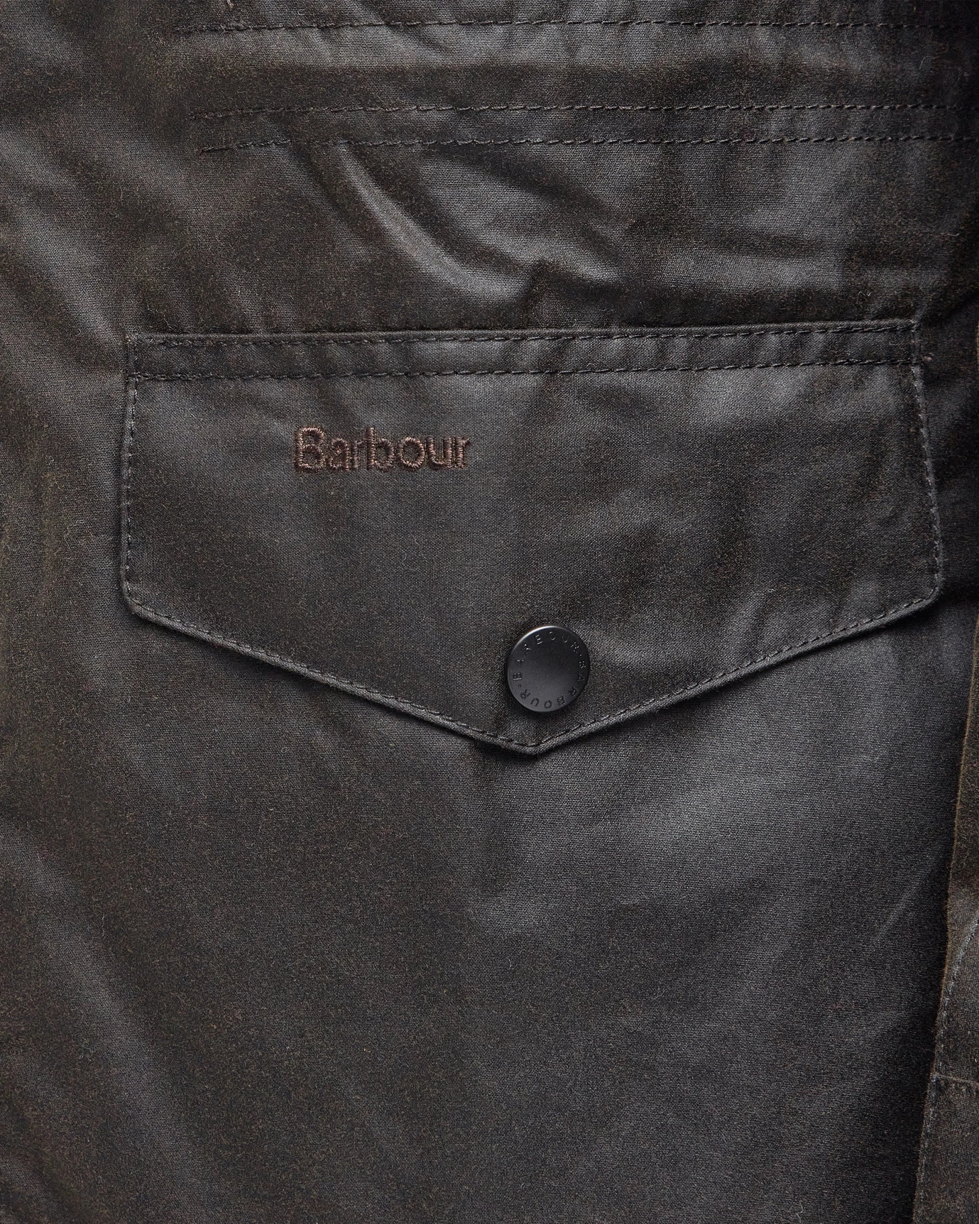 BARBOUR SAPPER MEN'S WAX JACKET - OLIVE