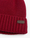 BARBOUR CARLTON BEANIE - CRANBERRY