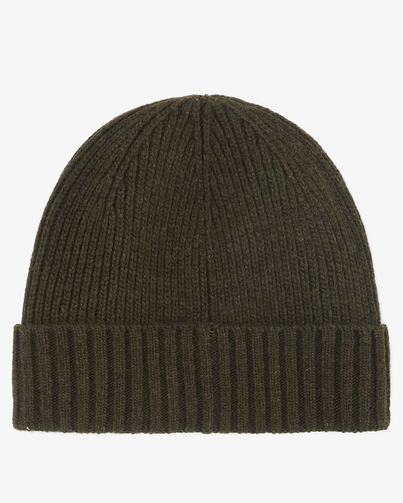 BARBOUR CARLTON BEANIE - DARK GREEN