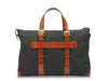 BOSCA 1911 DOLCE MARINA THE ARNO TOTE - BLACK/AMBER