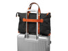 BOSCA 1911 DOLCE MARINA THE ARNO TOTE - BLACK/AMBER