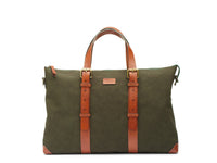 BOSCA 1911 DOLCE MARINA THE ARNO TOTE - GREEN/AMBER