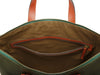 BOSCA 1911 DOLCE MARINA THE ARNO TOTE - GREEN/AMBER