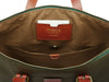 BOSCA 1911 DOLCE MARINA THE ARNO TOTE - GREEN/AMBER