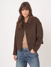 REPEAT WOOL JACKET - CHOCO MELANGE