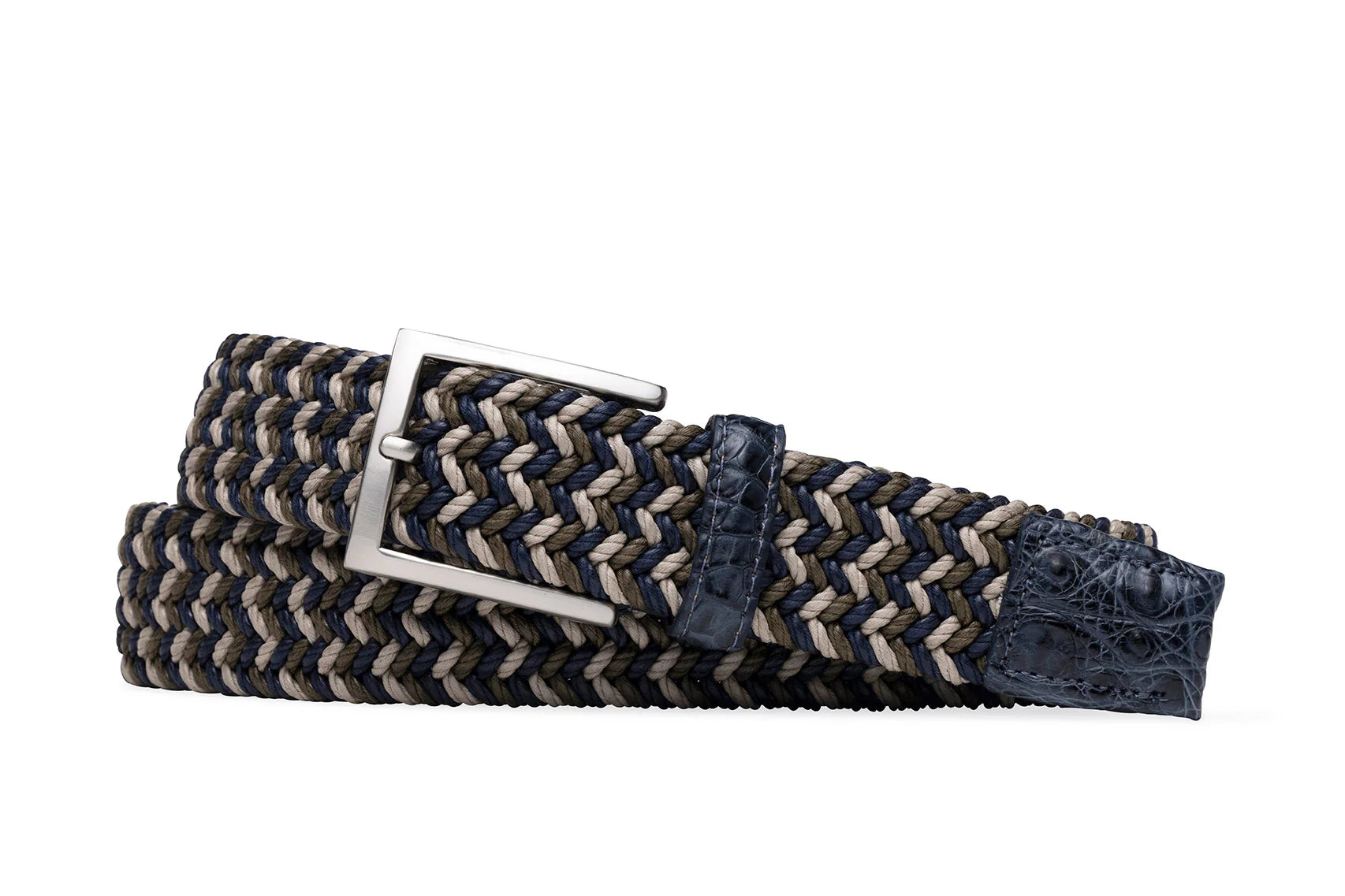 W.KLEINGBERG STRETCH BELT - OLIVE KHAKI