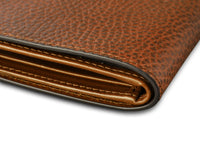 BOSCA 1911 ROMA ITALIA SMALL BIFOLD WALLET - AMBER