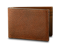 BOSCA 1911 ROMA ITALIA SMALL BIFOLD WALLET - AMBER