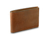 BOSCA 1911 ROMA ITALIA SMALL BIFOLD WALLET - AMBER