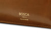 BOSCA 1911 ROMA ITALIA SMALL BIFOLD WALLET - AMBER