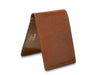 BOSCA 1911 ROMA ITALIA SMALL BIFOLD WALLET - AMBER