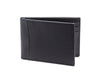 BOSCA 1911 SAFFIANO SMALL BIFOLD WALLET - BLACK