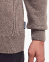 BARBOUR HOLDEN HALF ZIP MEN'S SWEATER - MILITARY MARL