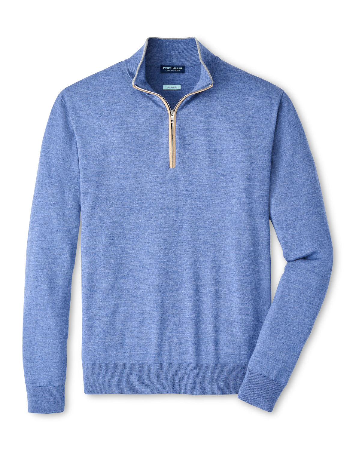 PETER MILLAR EXCURSIONIST FLEX QUARTER-ZIP SWEATER - STORM