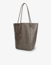 REMI/REID AKIMBO NORTH SOUTH WAXED TOTE BAG - GREY