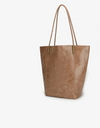 REMI/REID AKIMBO NORTH SOUTH WAXED TOTE BAG - MAUVE