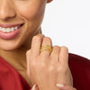 JULIE VOS ALLIGATOR DUET RING